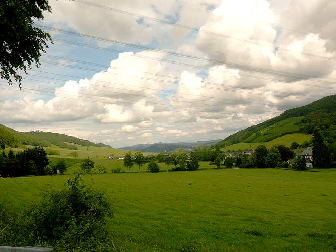 Wenn Wolken in den Seilen hängen