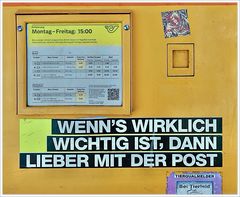 wenn's wirklich wichtig ist . . .