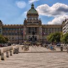 Wenzelplatz National Museum Prag