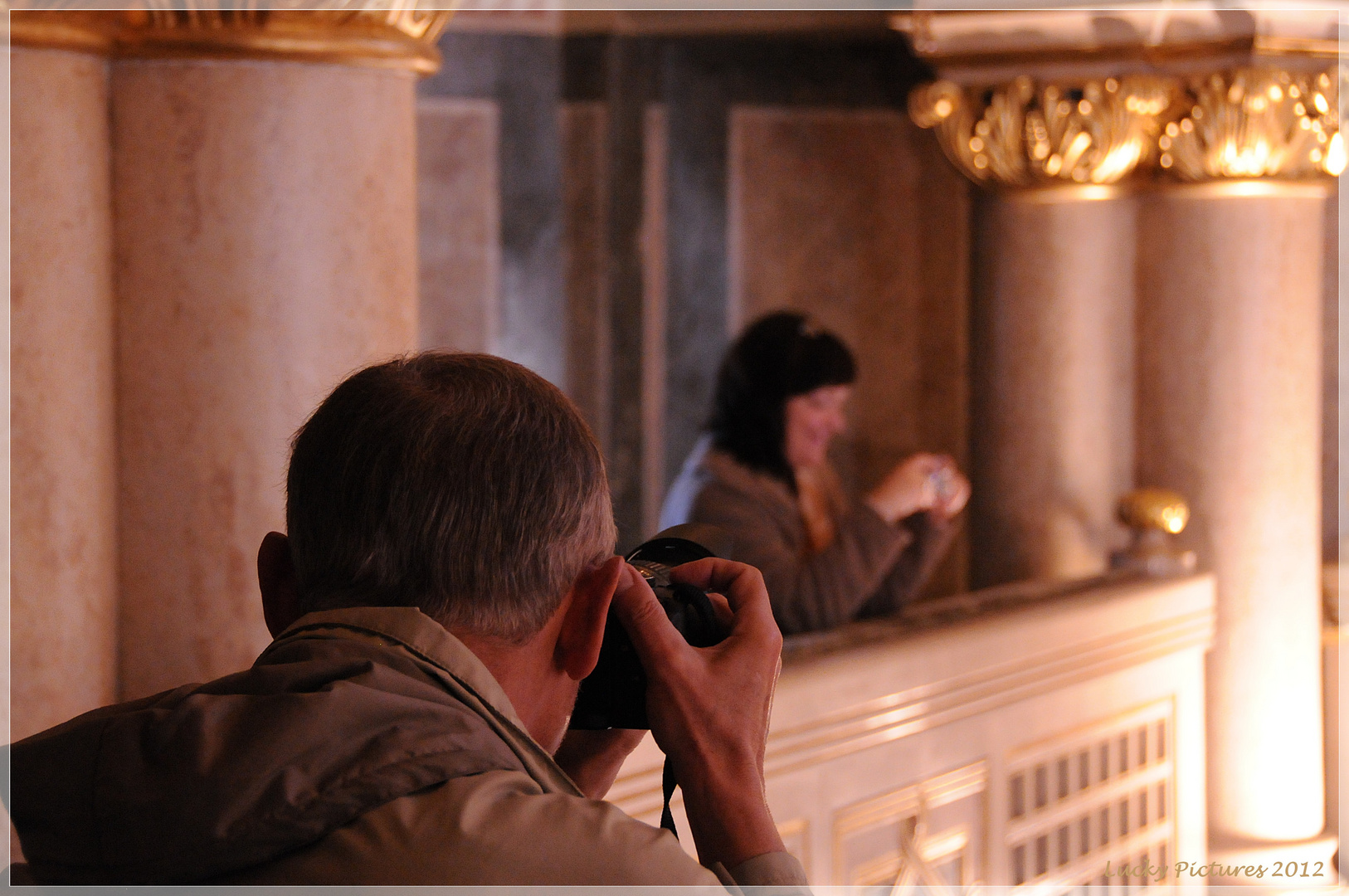 Wer fotografiert mich...