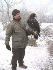 Wer hat schon mal so einen wundervollen Vogel auf dem Arm gehabt?