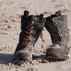 Wer hat seine Stiefel am Strand vergessen?