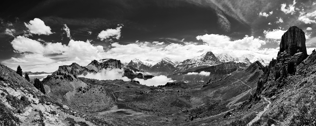 Wer höher steigt, dem sich das Panorama zeigt