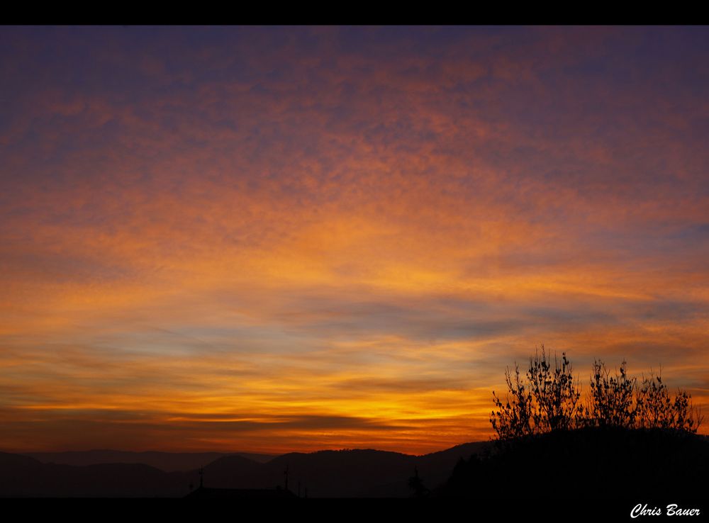 Wer immer am Horizont lebt, kennt keinen Sonnenuntergang.