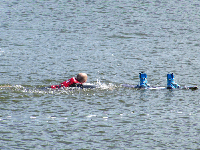 wer in´s Wasser fällt ...