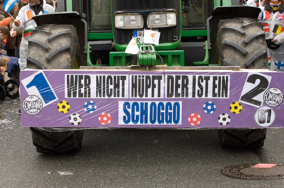 Wer nicht hüpft ist ein Schoggo!