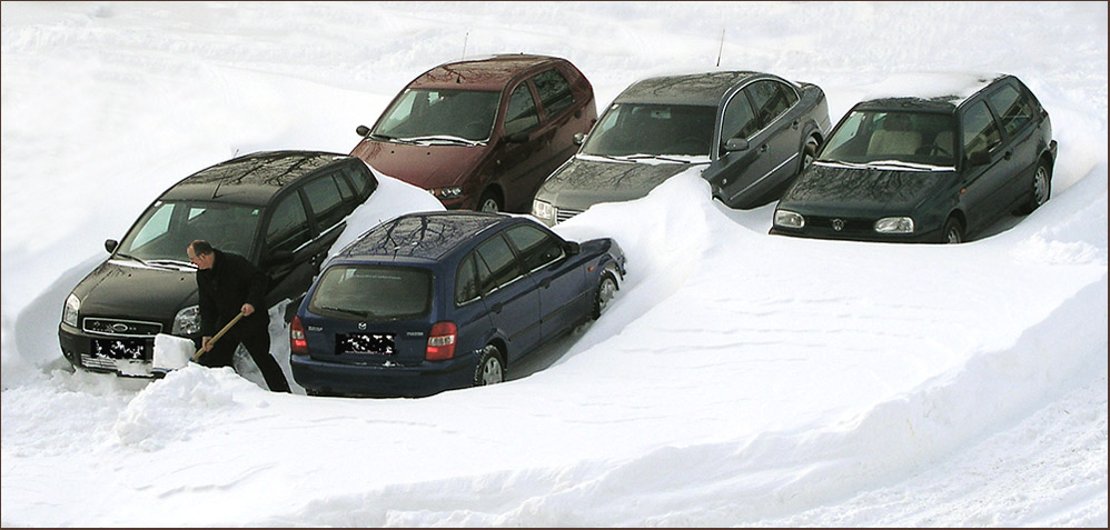 ..wer sein Auto liebt, der buddelt es jetzt aus,..