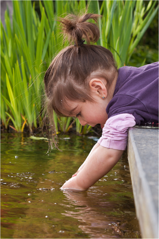 Wer sein Ziel erreichen will, muss tief ins Wasser greifen