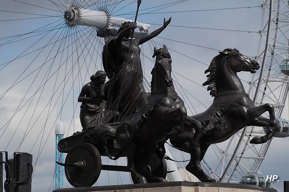 Wer versperrt mir hier den Blick auf das London Eye?