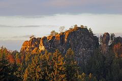 Wer war am 1. Weihnachtsfeiertag 2014 zum Sonnenaufgang auf dem Gamrig in der Sächsischen Schweiz ?