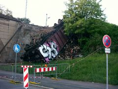 wer wirft denn hier Schrott ins Gebüsch?