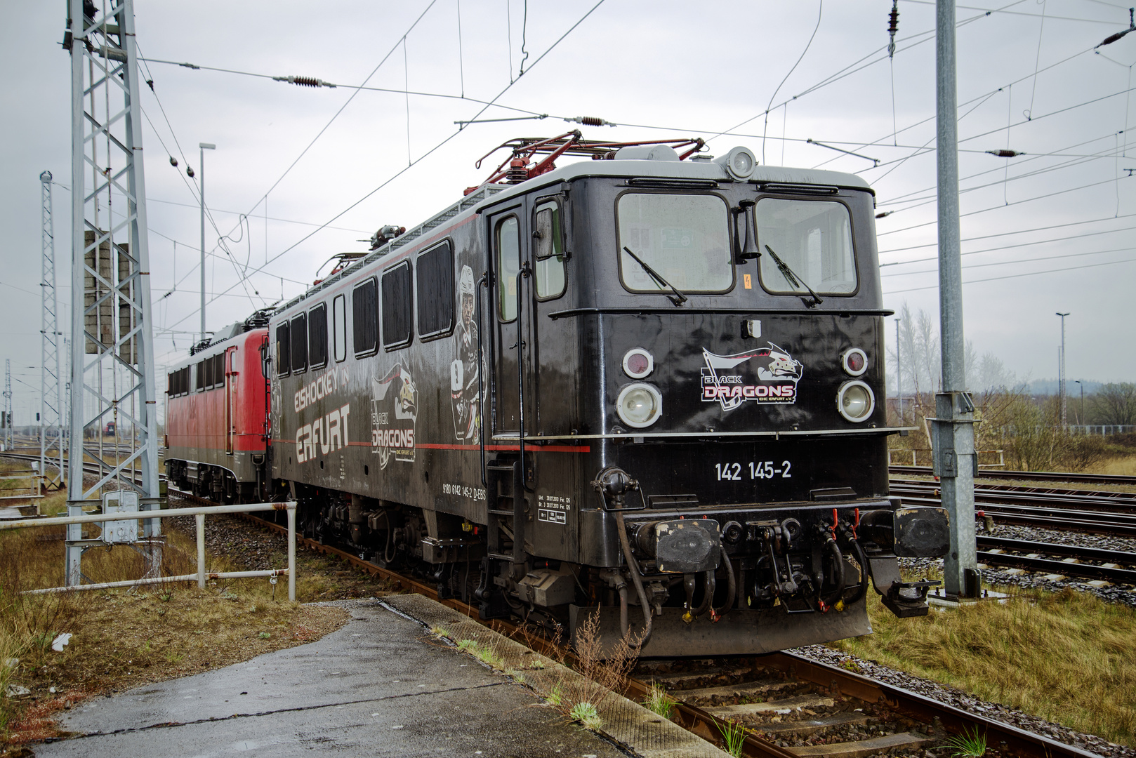 Werbelok der "Black Dragons" in Neu Mukran