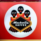 Werbung am Strassenbahnwagon - Machwitz Kaffee