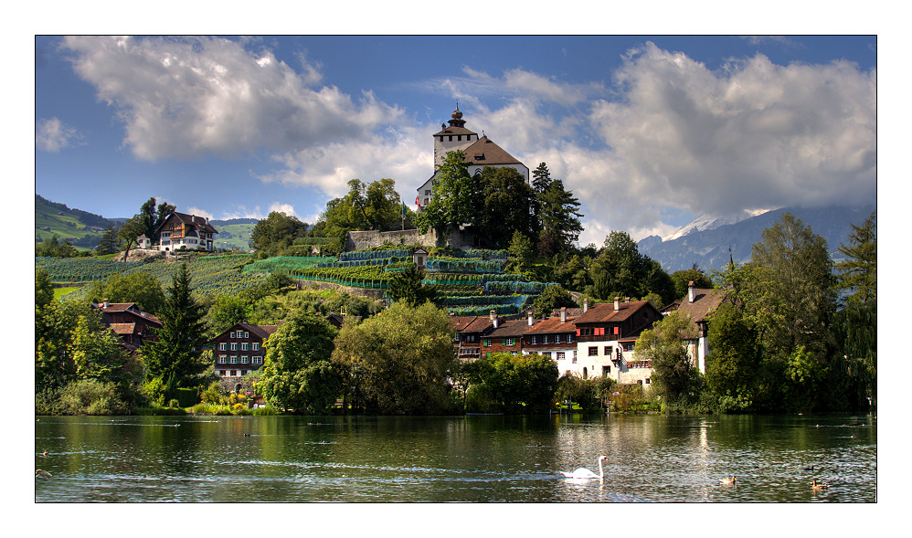 werdenberg mit schloss ...