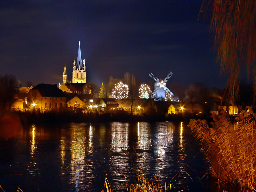 Werder bei Nacht - Weihnachten