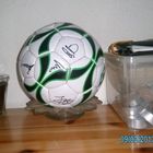 Werder Bremen Ball mit Unterschrieften