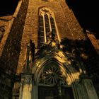 Werdohler Christuskirche bei Nacht - einer der Werdohler Lichtpunkte