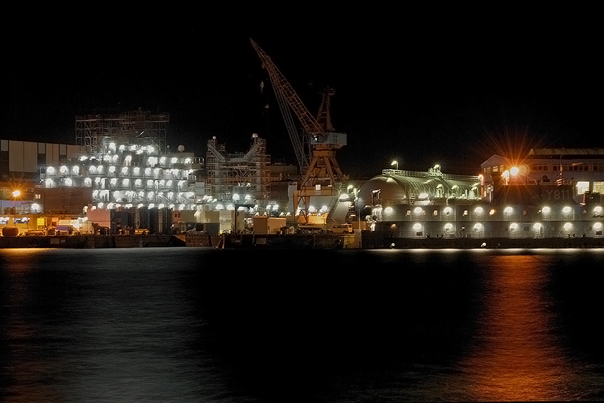 Werft in Kiel