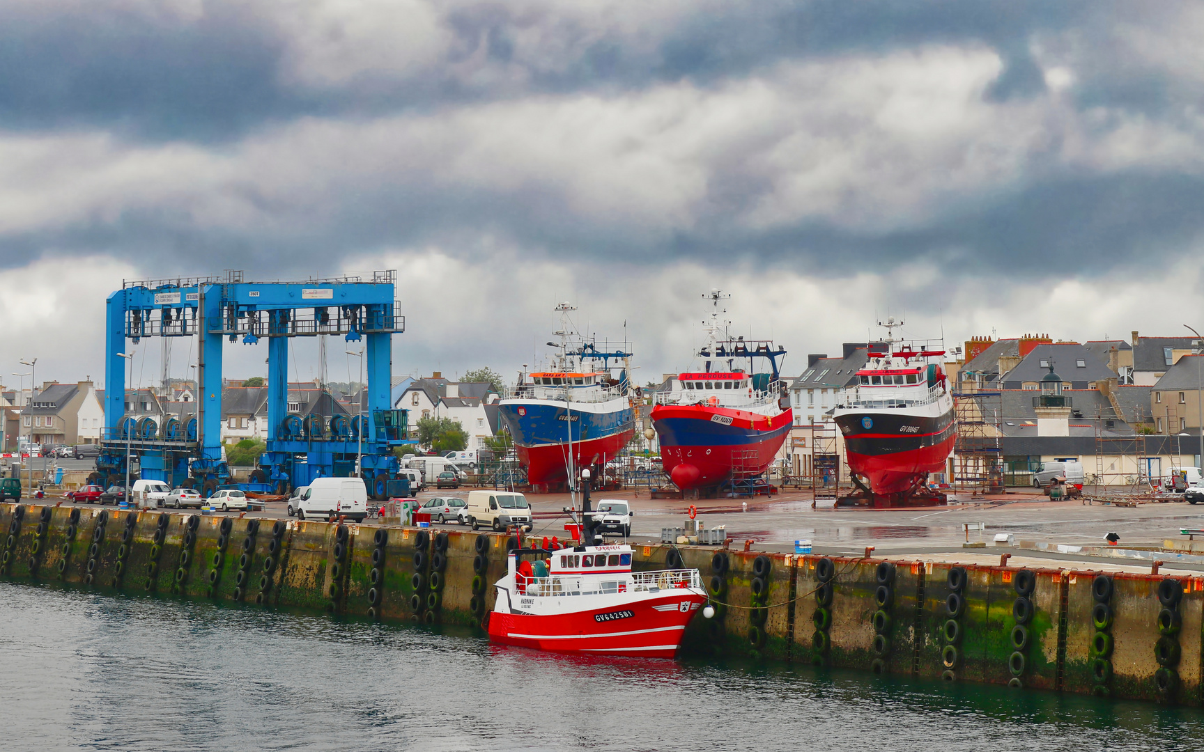 Werft von Guilvinec Bretagne