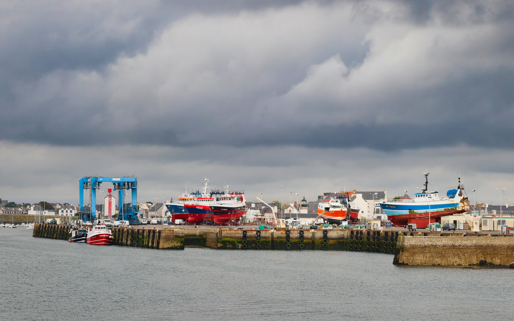 Werft von Guilvinec Bretagne