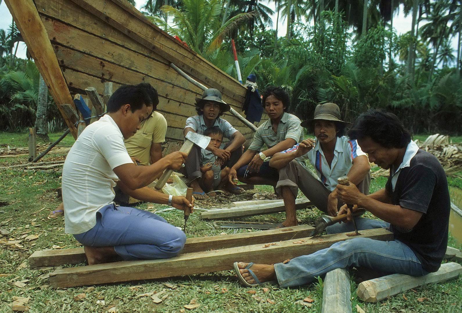 Werftarbeiter, Sumatra, 1984