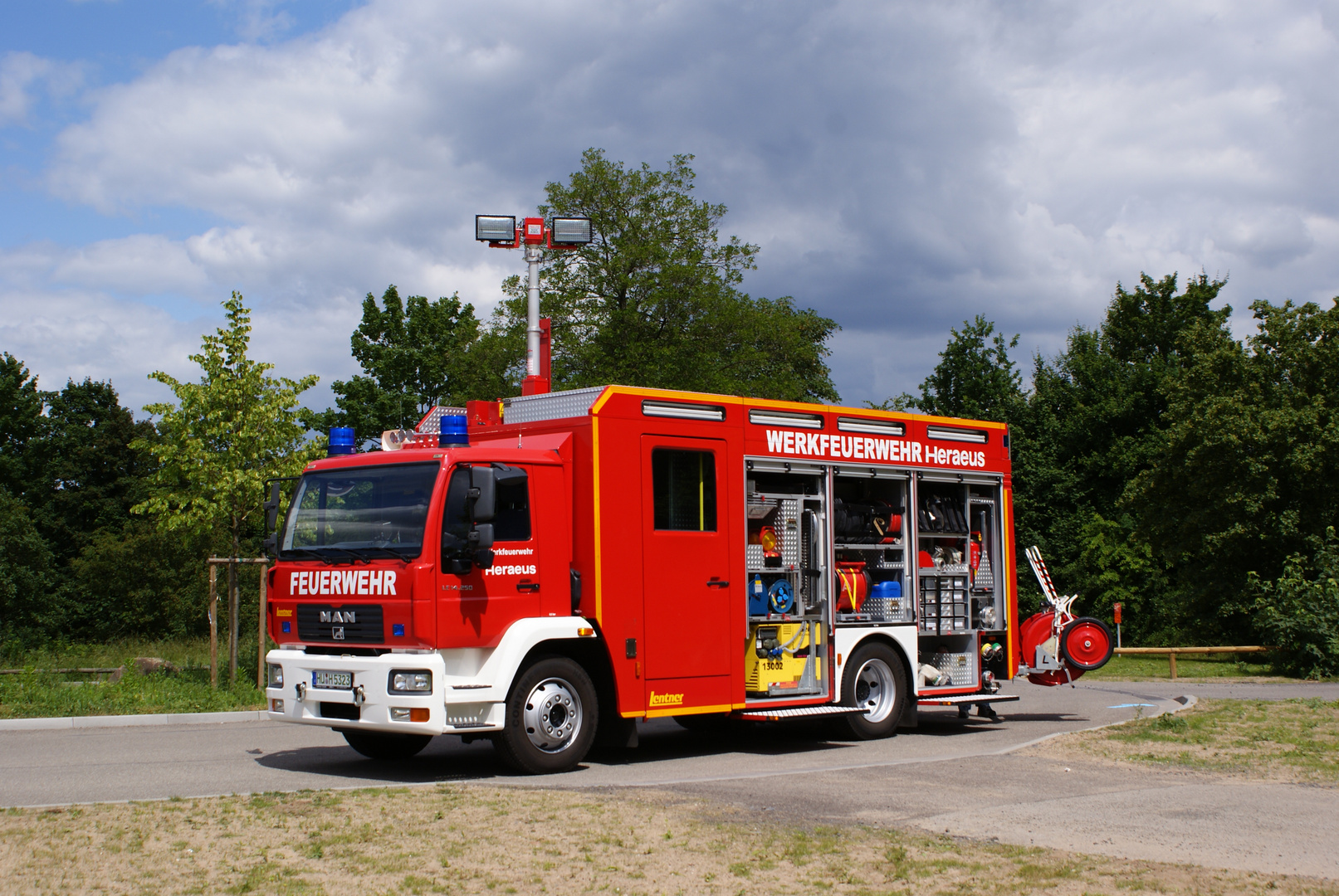 Werkfeuerwehr Löschfahrzeug