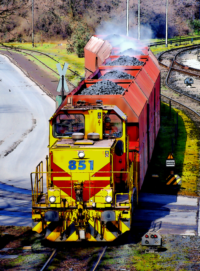 Werksverkehr im Stahlwerk I