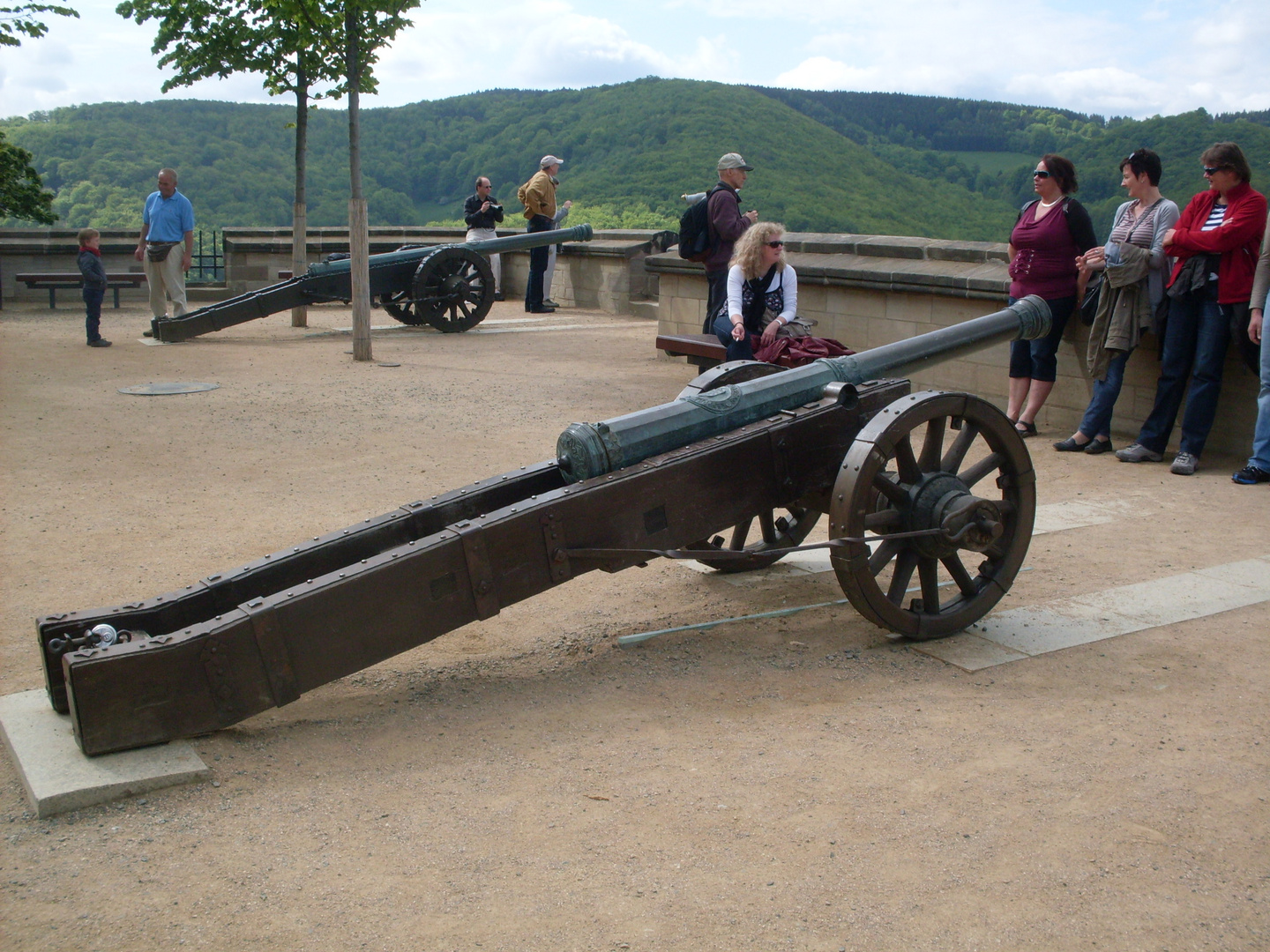 Wernigerode auf dem Schloß im Vorhof