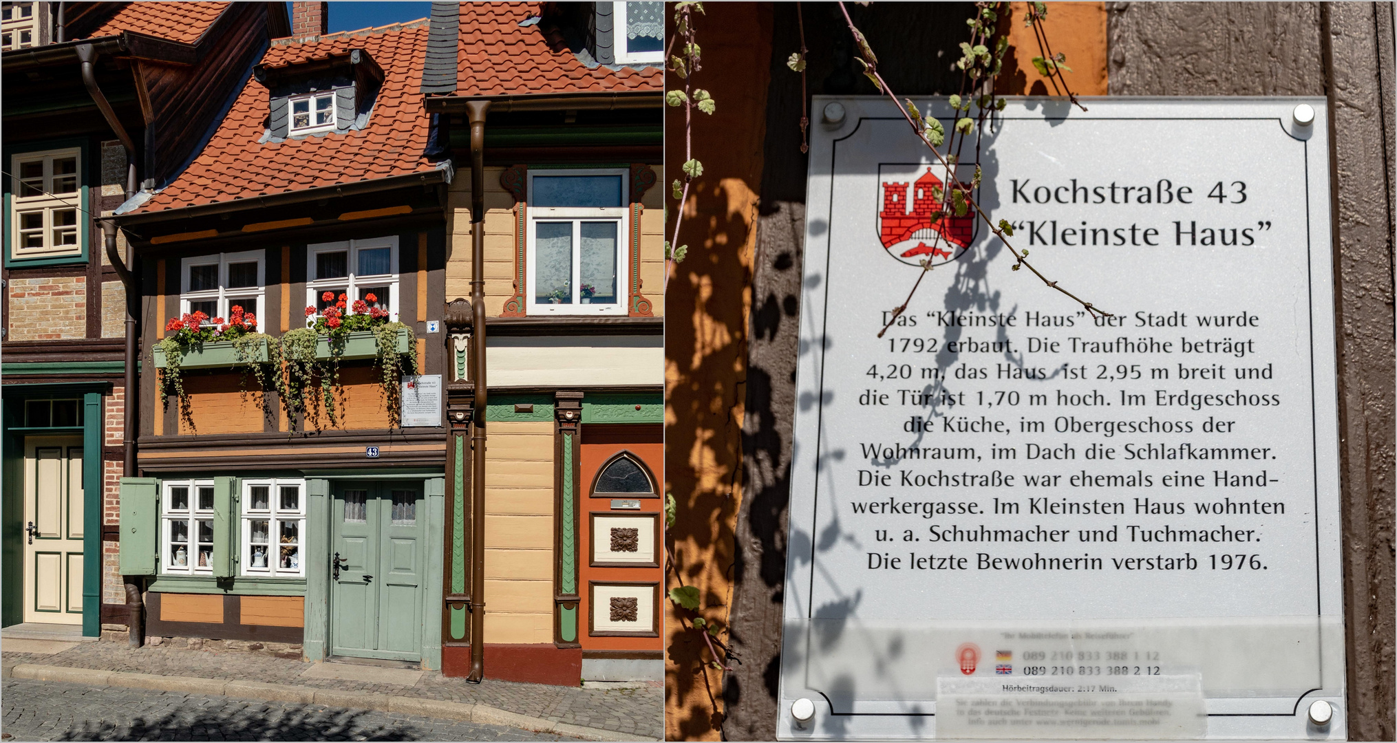 Wernigerode - Blick auf das kleinste Haus