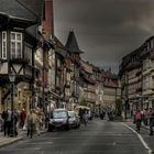 Wernigerode " Blick in die Wernigeröder Altstadt, am Mittag"