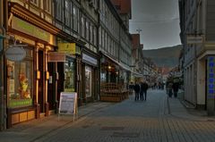 Wernigerode - Centrum " die Altstadt in der Abendsonne"