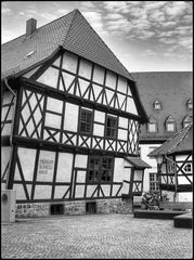 Wernigerode "Das schiefe Haus" S/W