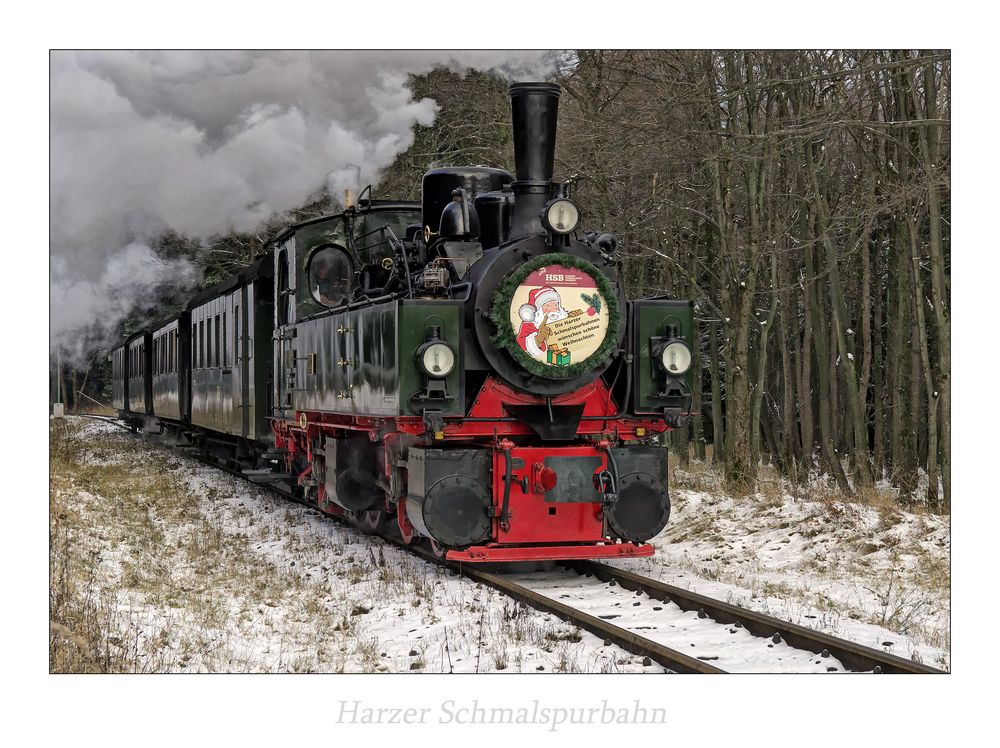 Wernigerode " Harzer Schmalspurbahn, ..... der Nikolauszug...."