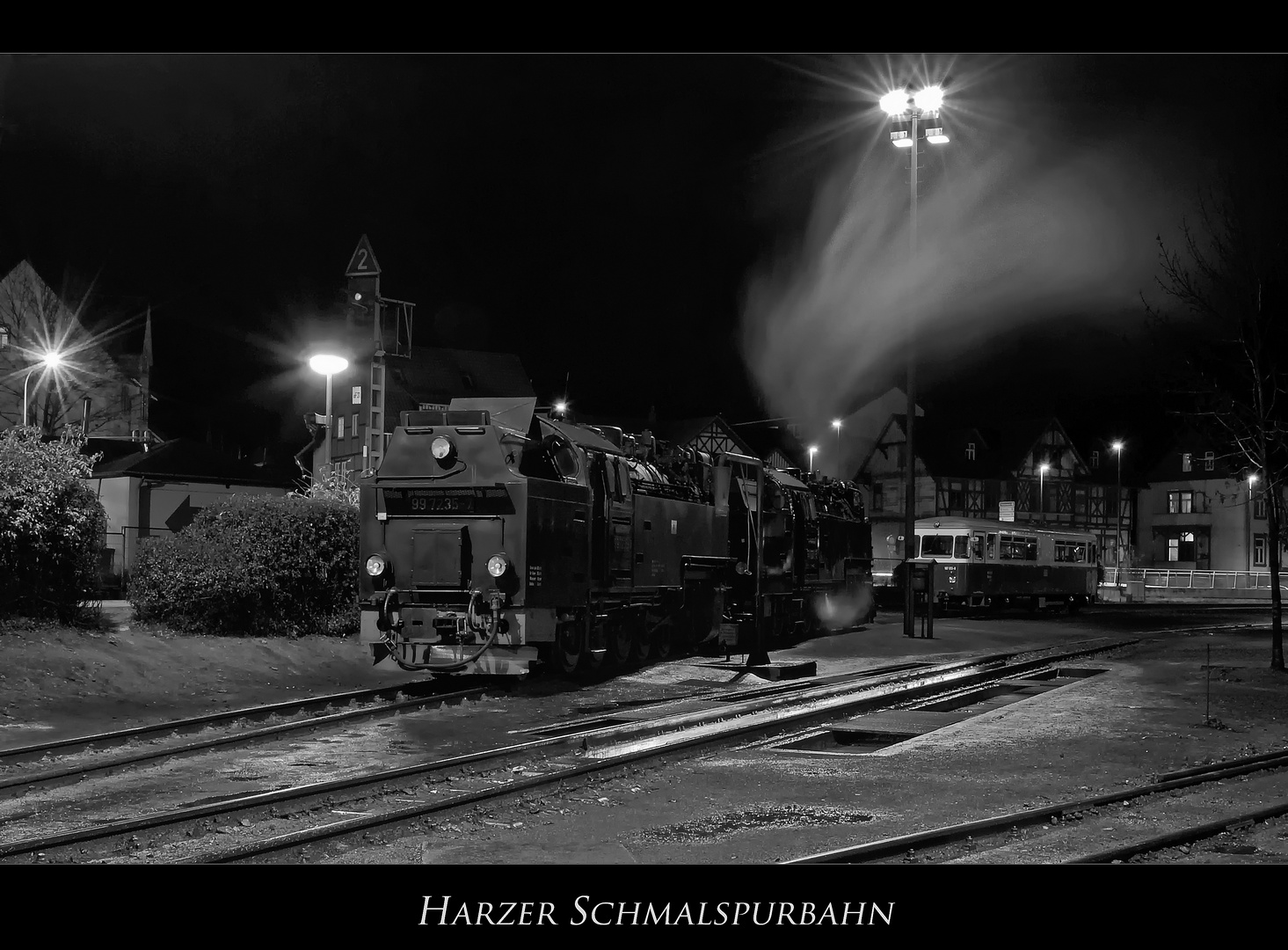 Wernigerode " Harzer Schmalspurbahn, unter Dampf...."