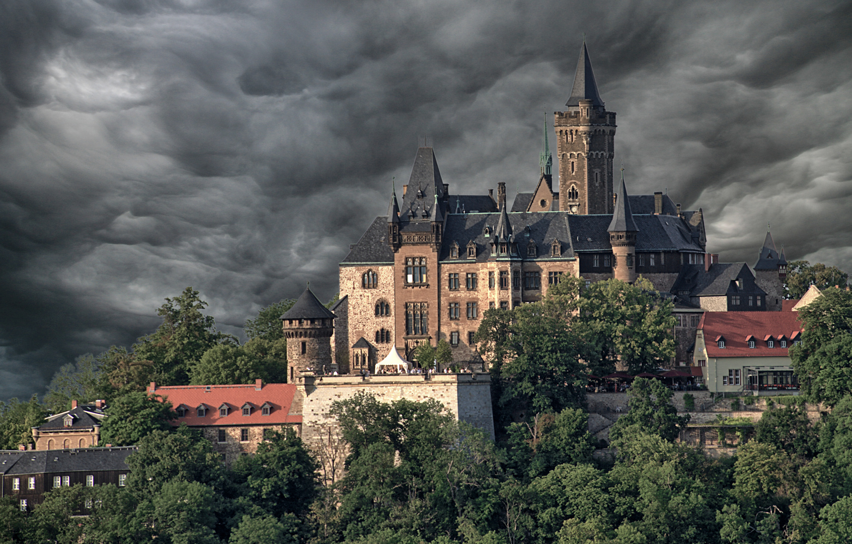 Wernigerode kurz vorm Sturm