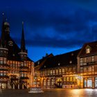 Wernigerode Rathaus mit Brunnen und Hotel Gothisches Haus