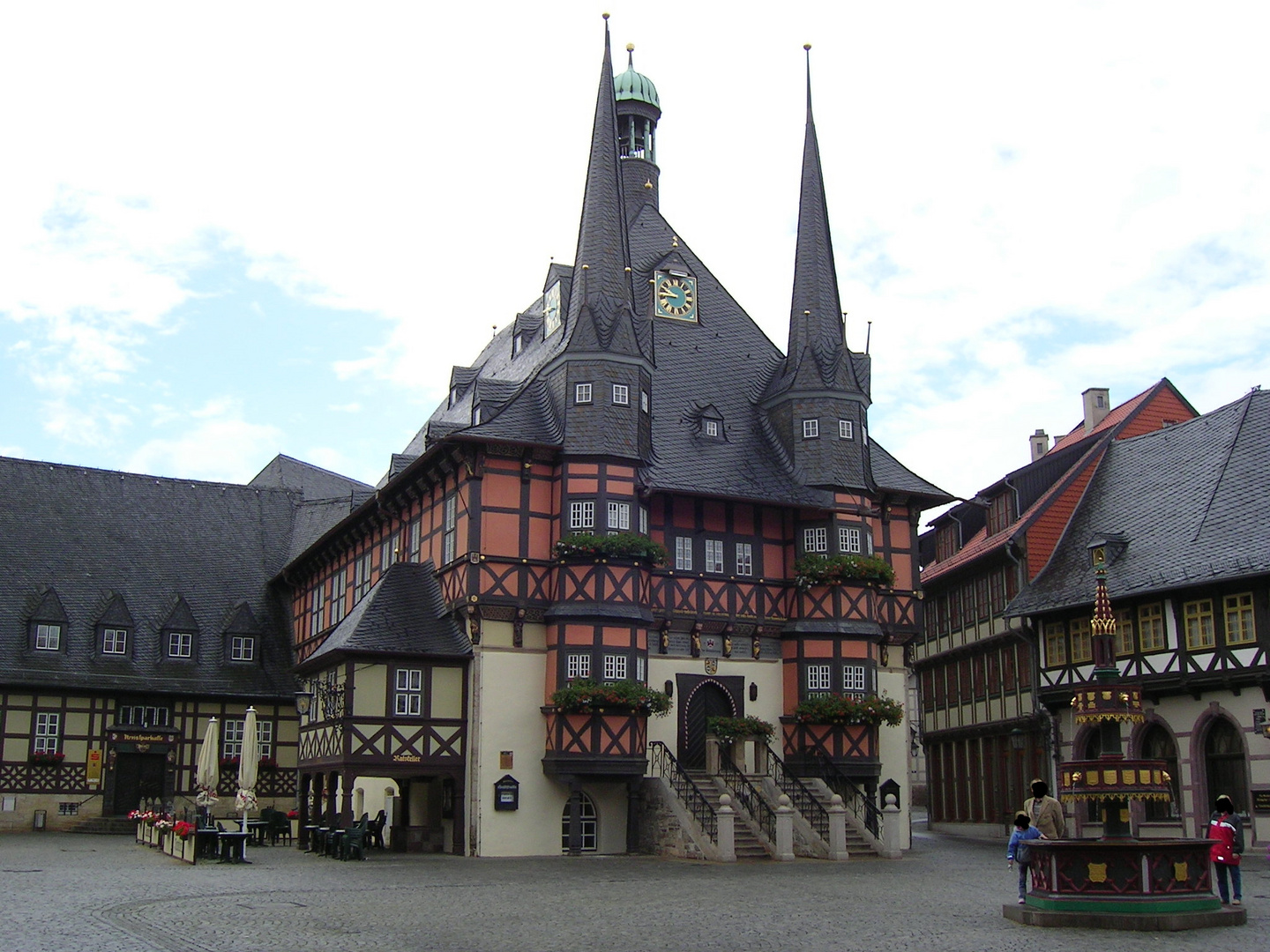 Wernigerode Rathaus ohne Schnee