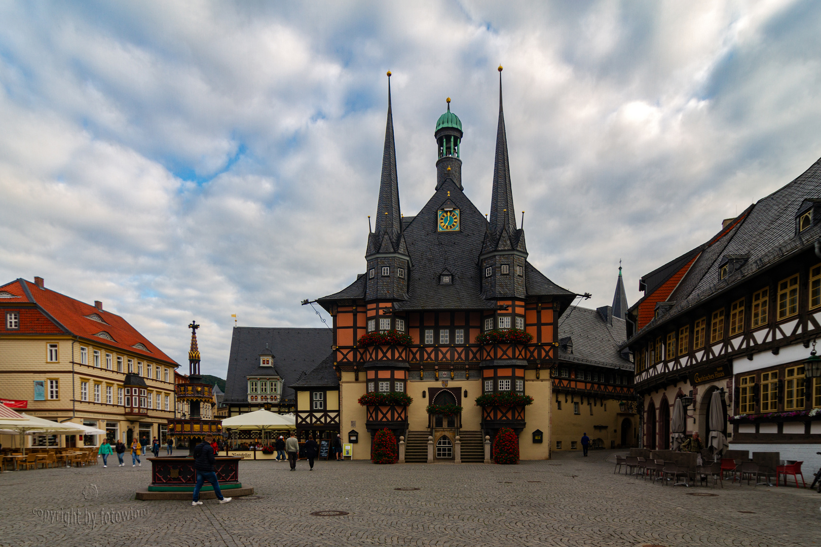 Wernigerode - Rathaus und Marktplatz