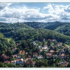 Wernigerode vom Schloss aus gesehen