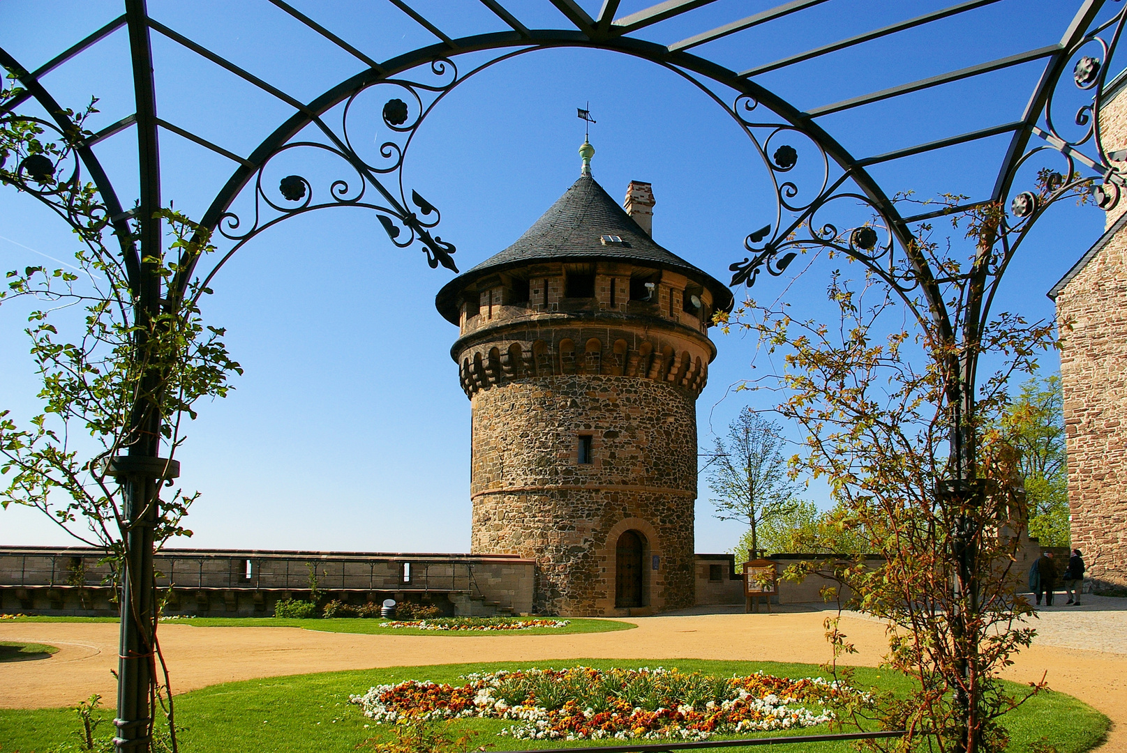 Wernigerode - Wehrturm an der Schlossterrasse