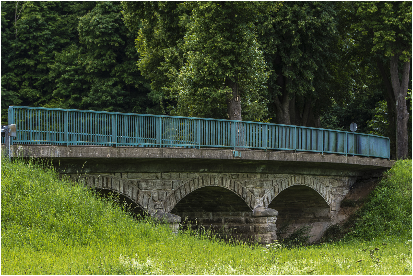 Werra-Flutbrücke bei Wanfried