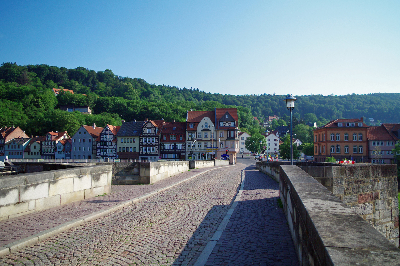 Werrabrücke Hann.Münden stadtauswärts