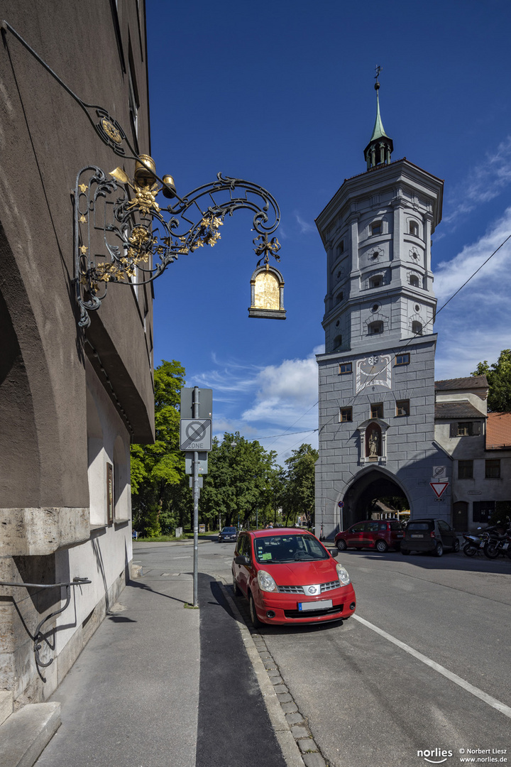 Wertachbrucker Tor im Licht