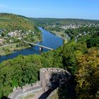 Wertheim Blick von der Burg mainaufwärts