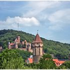 Wertheimer Burg von der Stadtseite aus gesehen ,