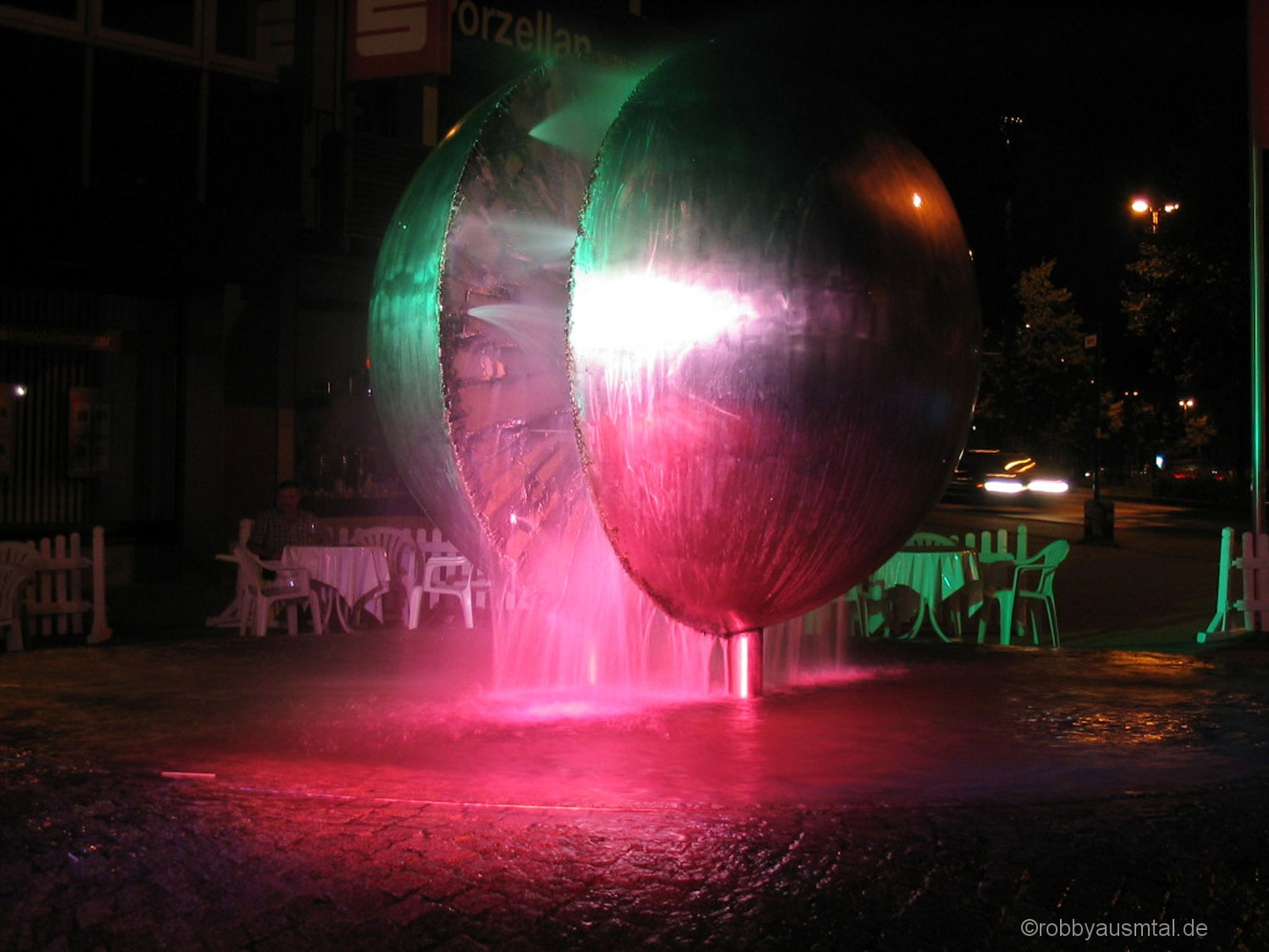 Werther Brunnen Lichtfest 2004