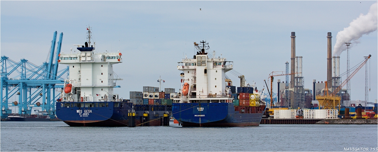 WES GESA  +  SAMBA  / Container ships / Rotterdam