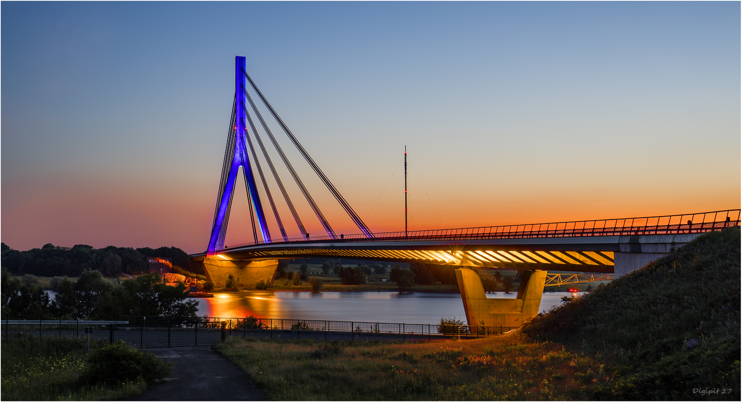 Wesel Rheinbrücke 2018-03