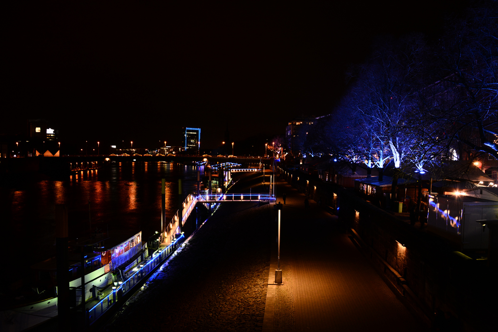 Weser am Abend