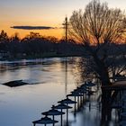 Weser-Baden unter dem Sonnenschirm